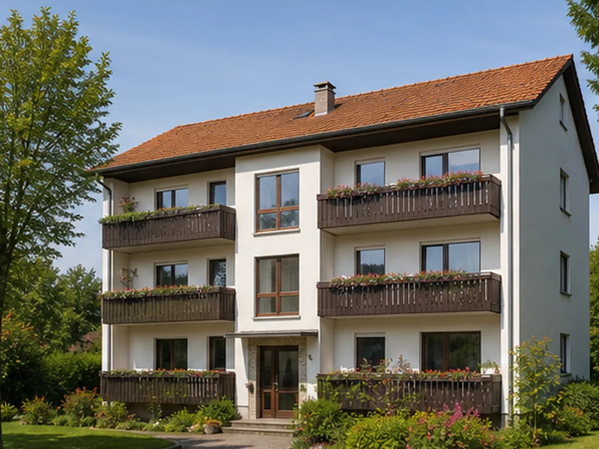 Ferienwohnhaus mit Balkonen, Garten und Zufahrt